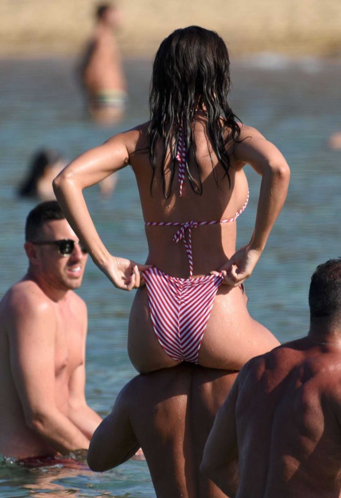 Amy Jackson Enjoys Bikini Vacation At The Beach In Mykonos