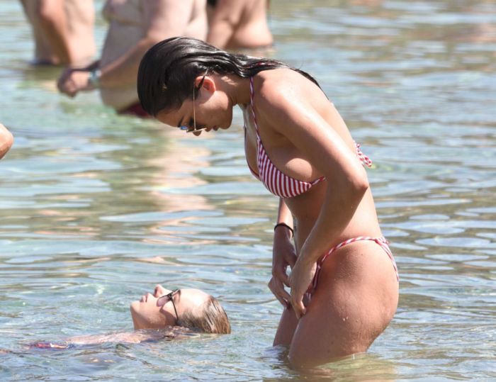 Amy Jackson Enjoys Bikini Vacation At The Beach In Mykonos